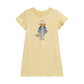 Yellow Polo Bear T-Shirt Dress