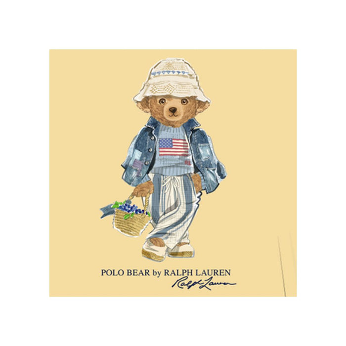 Yellow Polo Bear T-Shirt Dress