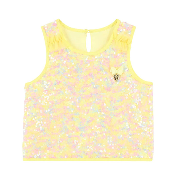 Yellow Sequin 'Sinead' Skirt Set
