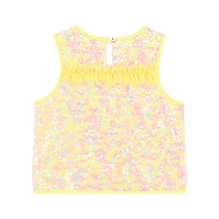 Yellow Sequin 'Sinead' Skirt Set