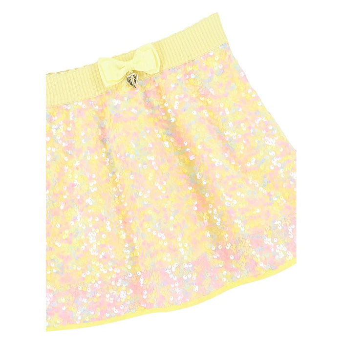 Yellow Sequin 'Sinead' Skirt Set
