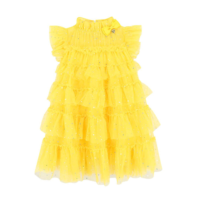 Yellow Sparkle 'Mitzi' Dress
