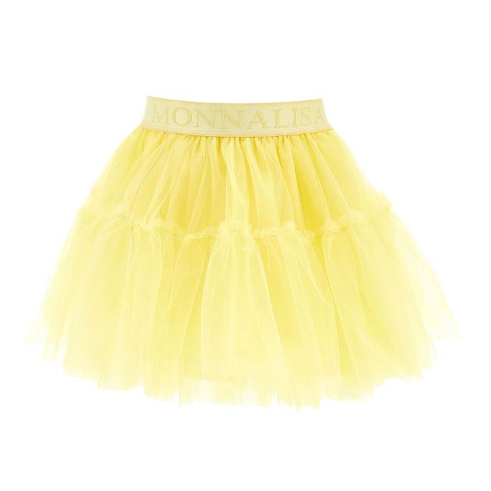 Yellow Tulle Skirt Set