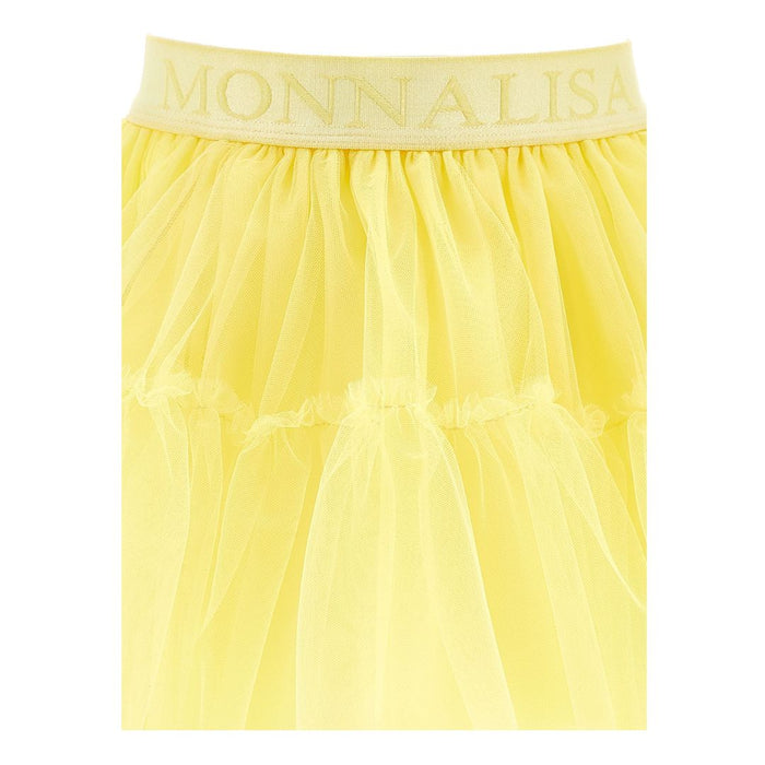 Yellow Tulle Skirt Set